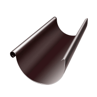 Желоб водосточный Grand Line 3м, шоколадно-коричневый