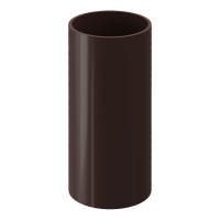 Труба водосточная DOCKE STANDARD 1м, темно-коричневый
