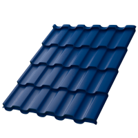 Металлочерепица МП Монтекристо, синий насыщенный