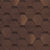 Гибкая черепица SHINGLAS Сальса, какао