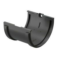 Соединитель желобов DOCKE STANDARD, серый