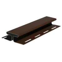 H-профиль для сайдинга FINEBER, коричневый