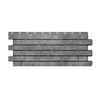 Фасадные панели FINEBER Кирпич клинкерный 3D, бежево-серый