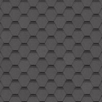 Гибкая черепица DOCKE Сота, серый