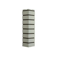 Наружный угол FINEBER Кирпич баварский, белый