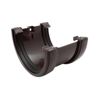 Соединитель желобов FINEBER, коричневый