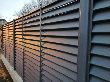Заборы-жалюзи