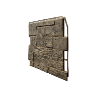 Фасадные панели FINEBER Туф, дымчатый