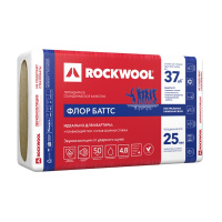 Утеплитель Rockwool Флор Баттс 1000х600х25мм