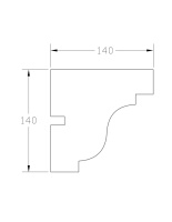 Карниз ForPRO К-140x140