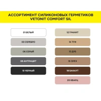 Герметик Ветонит Комфорт Сил, орех