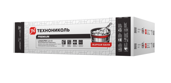 Плиты LOGICPIR Баня, 1200x600x40мм