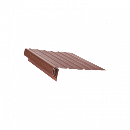 J-профиль с фаской для сайдинга FINEBER, коричневый